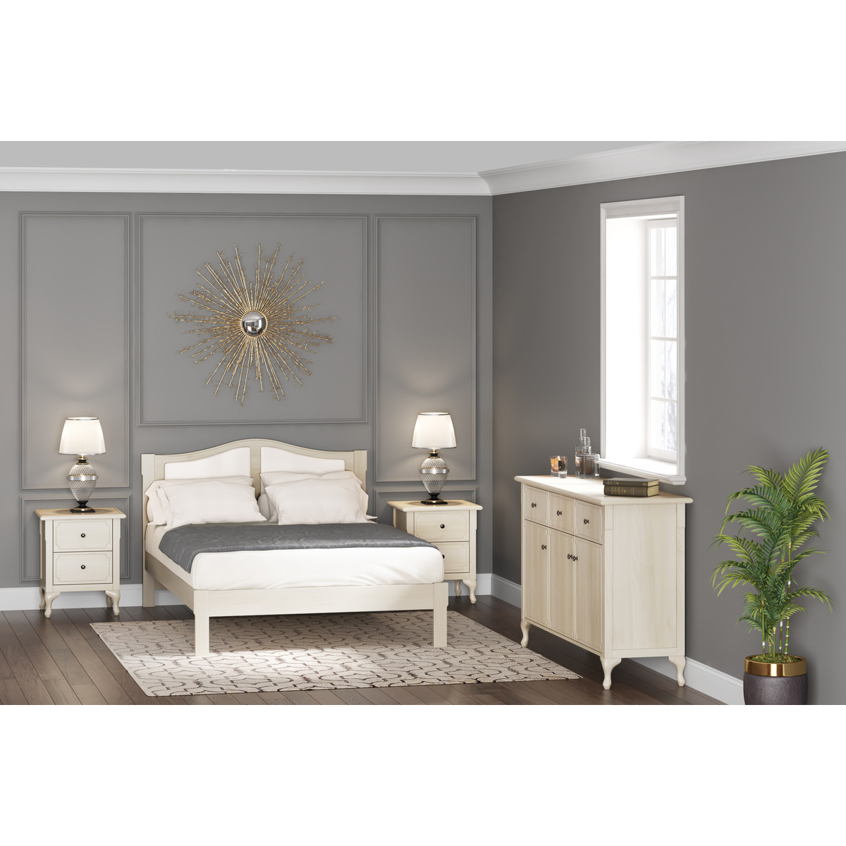 Marseille 5 Drawer Dresser